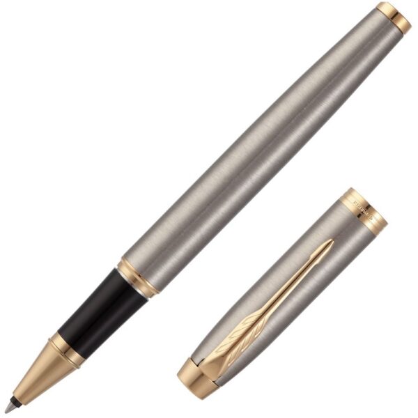 Роллер Parker IM Core T321 Brushed Metal GT F с логотипом СПб - фото № 1