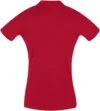 Рубашка поло женская Perfect Women 180 красная с логотипом СПб - фото № 2