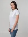 Рубашка поло женская Virma Premium Lady, белая с логотипом СПб - фото № 6