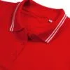 Рубашка поло женская Virma Stripes Lady, красная с логотипом СПб - фото № 3