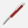 Ручка шариковая Arc Soft Touch, красная с логотипом СПб - фото № 1