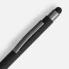 Ручка шариковая Atento Soft Touch Stylus со стилусом, черная с логотипом СПб - фото № 3