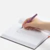 Ручка шариковая Euro Chrome, фиолетовая с логотипом СПб - фото № 4