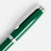 Ручка шариковая Letra Chrome, глянцевая, темно-зеленая с логотипом СПб - фото № 3