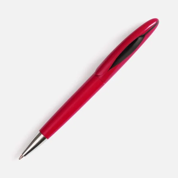 Ручка шариковая Nave Color, красная с логотипом СПб - фото № 1