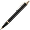 Ручка шариковая Parker IM Core Black GT, черная с логотипом СПб - фото № 2