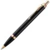 Ручка шариковая Parker IM Core Black GT, черная с логотипом СПб - фото № 1