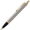 Ручка шариковая Parker IM Core K321 Brushed Metal GT M с логотипом СПб - фото № 2