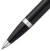 Ручка шариковая Parker IM Essential Muted Black CT, черная с логотипом СПб - фото № 3