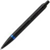 Ручка шариковая Parker IM Professionals Marine Blue BT, черная с синим с логотипом СПб - фото № 1
