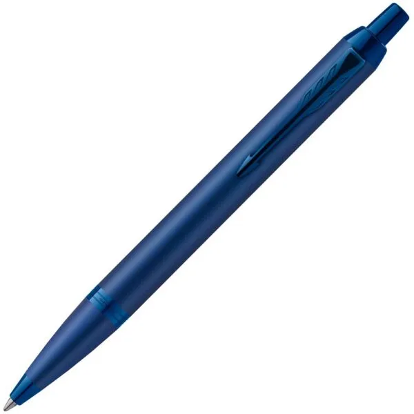 Ручка шариковая Parker IM Professionals Monochrome Blue, синяя с логотипом СПб - фото № 1
