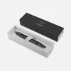 Ручка шариковая Parker IM Professionals Monochrome Titanium, темно-серая с логотипом СПб - фото № 2