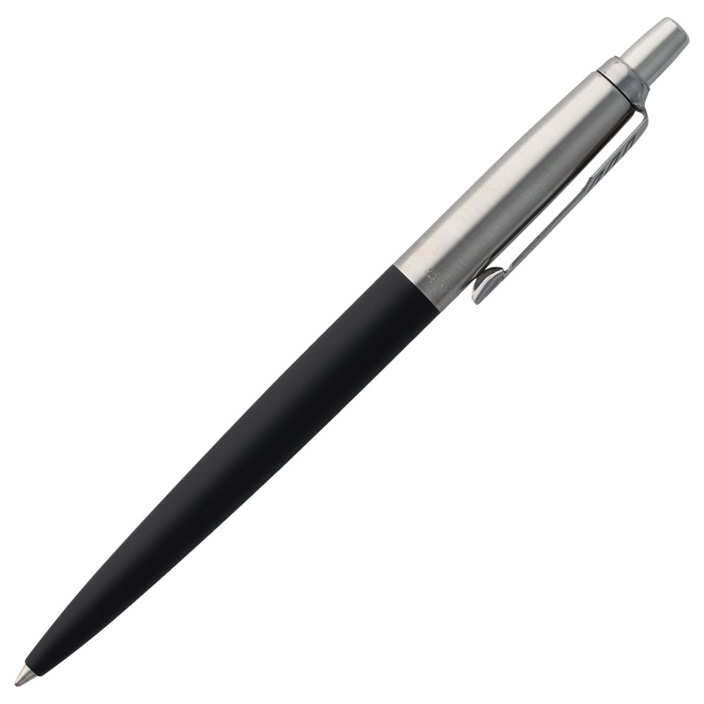 Ручка шариковая Parker Jotter Core K63, черный с серебристым с логотипом СПб - фото № 3