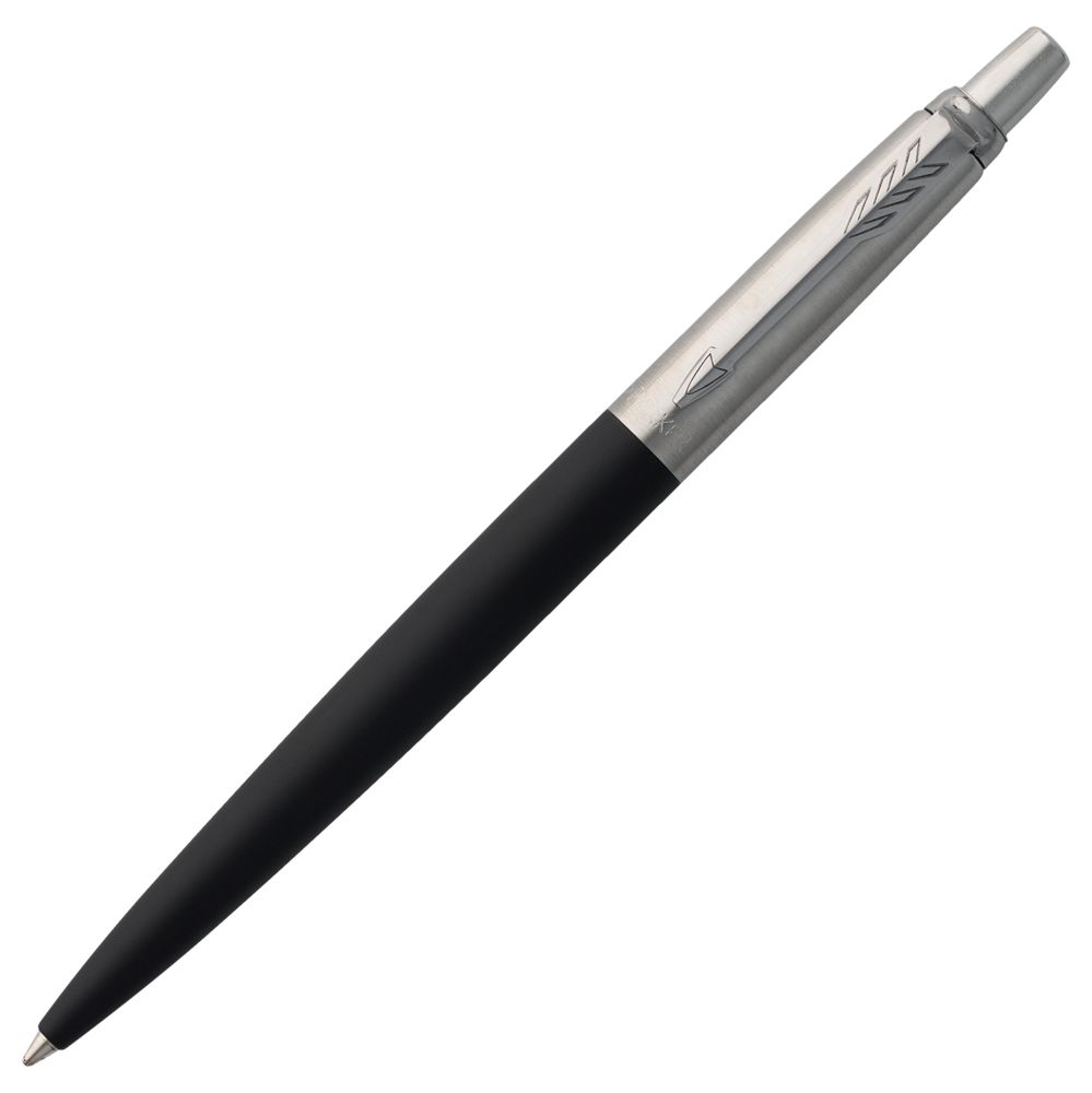 Ручка шариковая Parker Jotter Core K63, черный с серебристым с логотипом СПб - фото № 4