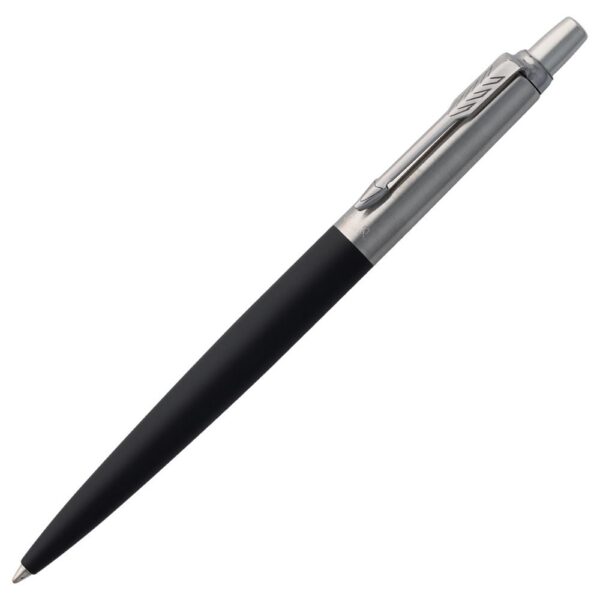 Ручка шариковая Parker Jotter Core K63, черный с серебристым с логотипом СПб - фото № 1