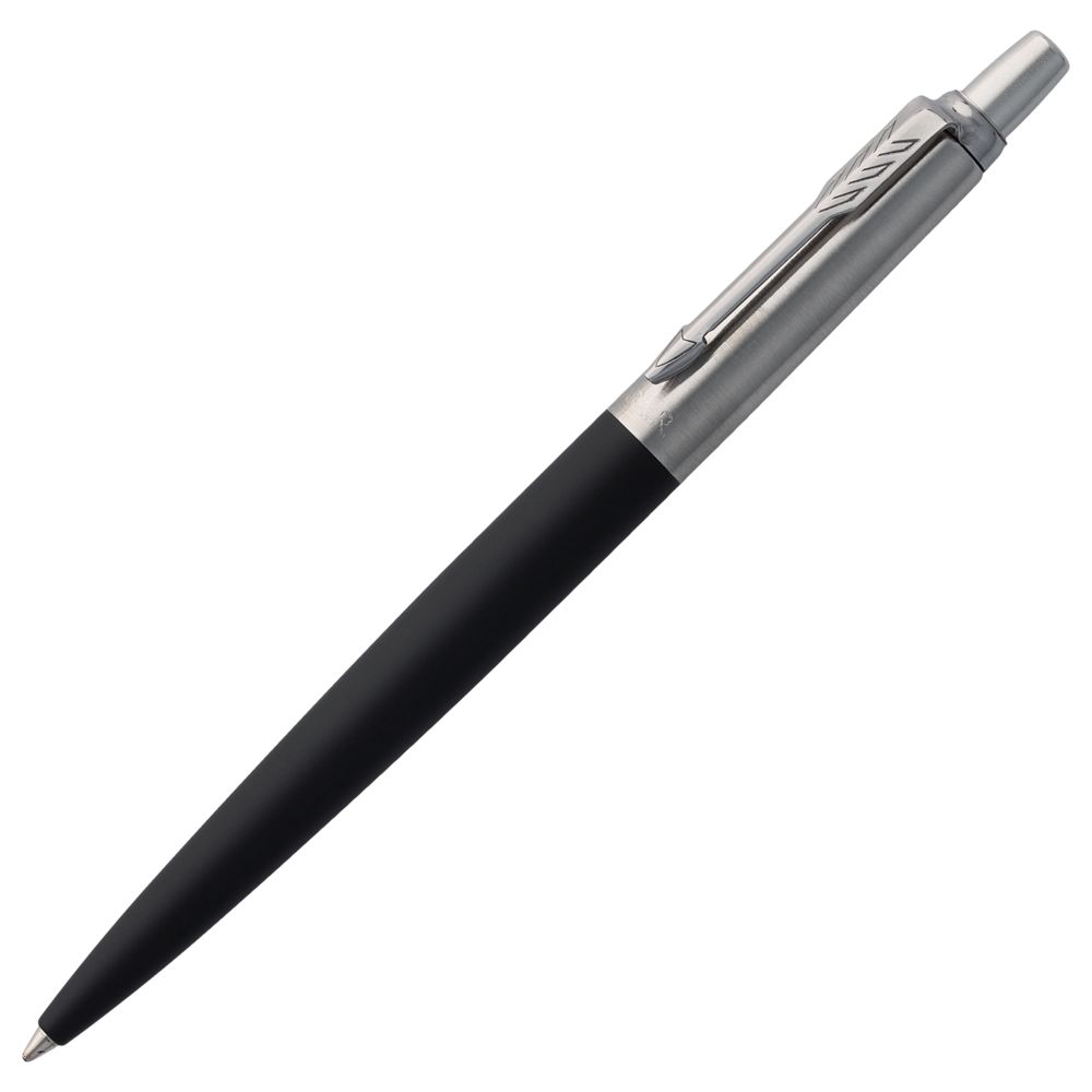 Ручка шариковая Parker Jotter Core K63, черный с серебристым с логотипом СПб - фото № 1