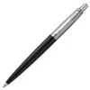 Ручка шариковая Parker Jotter Originals Black Chrome CT, черная с логотипом СПб - фото № 1