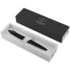 Ручка шариковая Parker Jotter XL Monochrome Black, черная с логотипом СПб - фото № 3