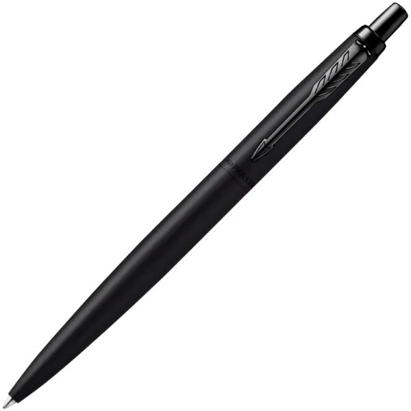 Ручка шариковая Parker Jotter XL Monochrome Black, черная с логотипом СПб - фото № 1