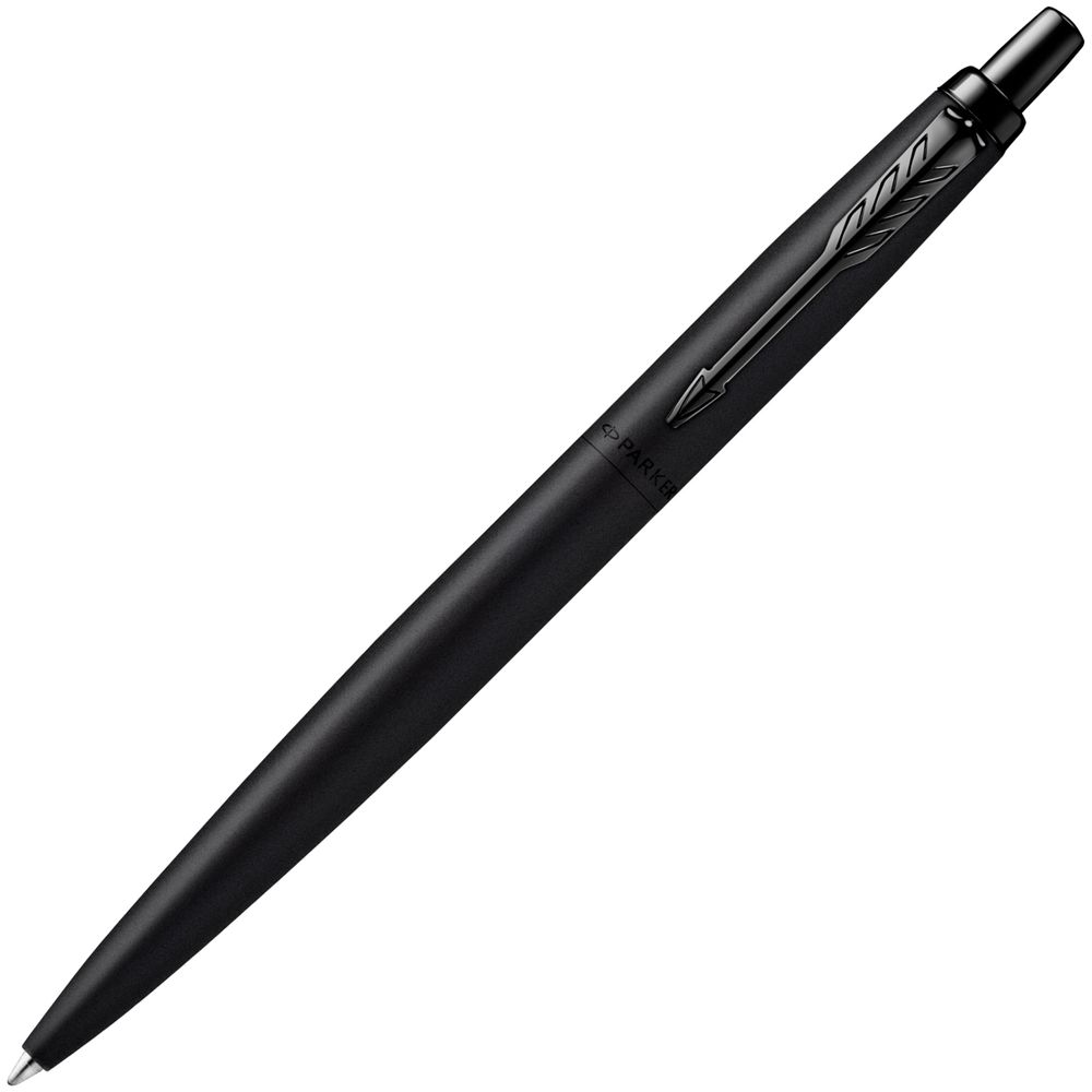 Ручка шариковая Parker Jotter XL Monochrome Black, черная с логотипом СПб - фото № 1