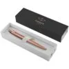 Ручка шариковая Parker Jotter XL Monochrome Pink Gold, розовое золото с логотипом СПб - фото № 3