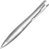 Ручка шариковая Parker Urban Twist Metro Metallic CT, серебристая с логотипом СПб - фото № 2