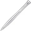 Ручка шариковая Parker Urban Twist Metro Metallic CT, серебристая с логотипом СПб - фото № 1
