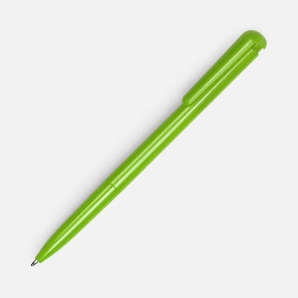Ручка шариковая Penpal, зеленая с логотипом СПб - фото № 1