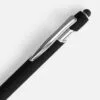 Ручка шариковая Pointer Soft Touch со стилусом, черная с логотипом СПб - фото № 3