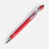 Ручка шариковая Pointer Soft Touch со стилусом, красная с логотипом СПб - фото № 2