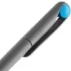 Ручка шариковая Prodir DS1 TMM Dot, серая с голубым с логотипом СПб - фото № 6