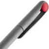 Ручка шариковая Prodir DS1 TMM Dot, серая с красным с логотипом СПб - фото № 6