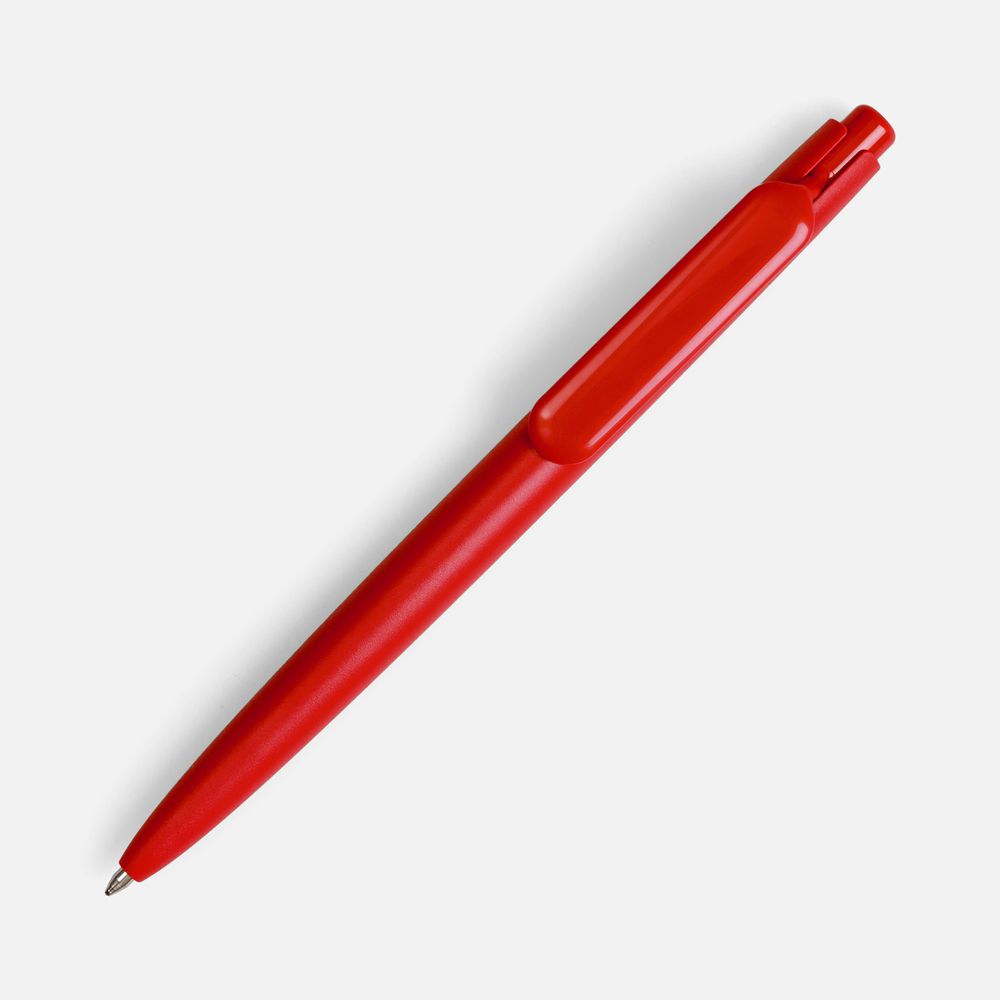 Ручка шариковая Prodir DS11 PMP, красная с логотипом СПб - фото № 2
