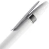 Ручка шариковая Prodir DS5 TSM Metal Clip, белая с серым с логотипом СПб - фото № 5