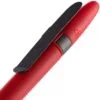 Ручка шариковая Prodir DS5 TSM Metal Clip, красная с серым с логотипом СПб - фото № 5