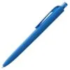 Ручка шариковая Prodir DS8 PRR-T Soft Touch, голубая с логотипом СПб - фото № 2