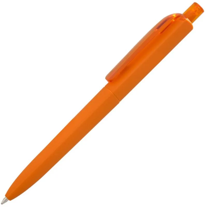 Ручка шариковая Prodir DS8 PRR-T Soft Touch, оранжевая