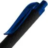 Ручка шариковая Prodir QS01 PRT-T Soft Touch, черная с синим с логотипом СПб - фото № 5