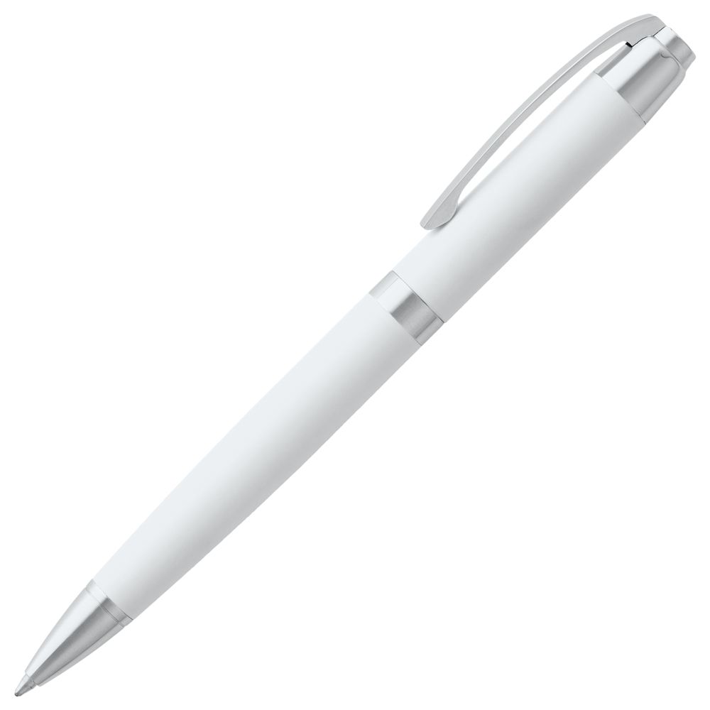 Ручка шариковая Razzo Chrome, ver.2, белый с логотипом СПб - фото № 3