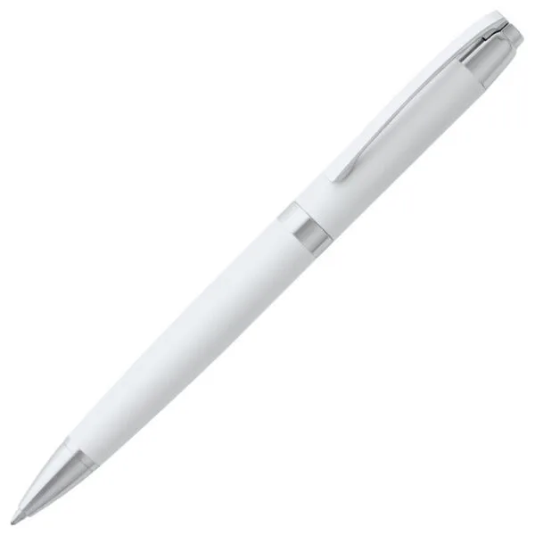Ручка шариковая Razzo Chrome, ver.2, белый с логотипом СПб - фото № 1