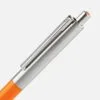 Ручка шариковая Senator Point Metal, ver.2, оранжевая с логотипом СПб - фото № 3