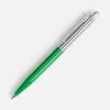 Ручка шариковая Senator Point Metal, ver.2, зеленая с логотипом СПб - фото № 1