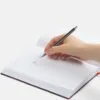 Ручка шариковая Slim Beam, черная с логотипом СПб - фото № 3