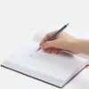 Ручка шариковая Slim Beam, синяя с логотипом СПб - фото № 3