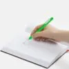 Ручка шариковая Swiper Soft Touch, зеленая с белым с логотипом СПб - фото № 4