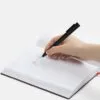 Ручка шариковая Swiper SQ Soft Touch, черная с логотипом СПб - фото № 4