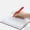 Ручка шариковая Swiper SQ Soft Touch, красная с логотипом СПб - фото № 4