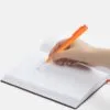Ручка шариковая Swiper SQ Soft Touch, оранжевая с логотипом СПб - фото № 4