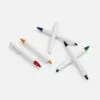 Ручка шариковая Tick, белая с красным с логотипом СПб - фото № 5