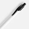 Ручка шариковая Undertone Black Soft Touch, белая с логотипом СПб - фото № 1